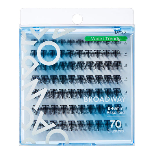 Broadway Diy Cluster Wide Trendy Eyelashes