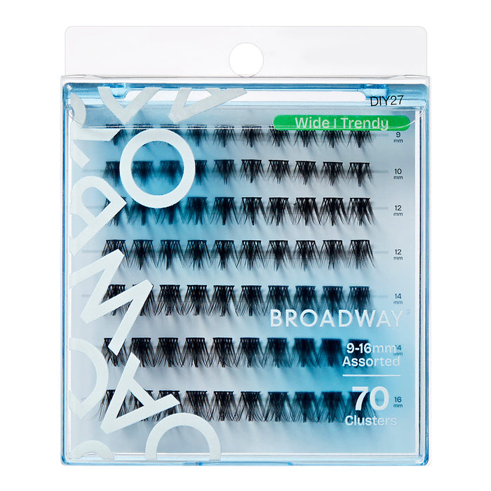 Broadway Diy Cluster Wide Trendy Eyelashes
