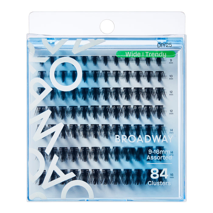 Broadway Diy Cluster Wide Trendy Eyelashes