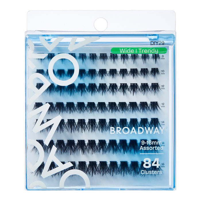 Broadway Diy Cluster Wide Trendy Eyelashes