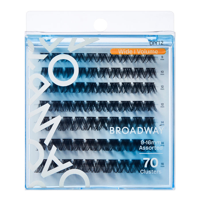 Broadway Diy Cluster Wide Volume Eyelashes