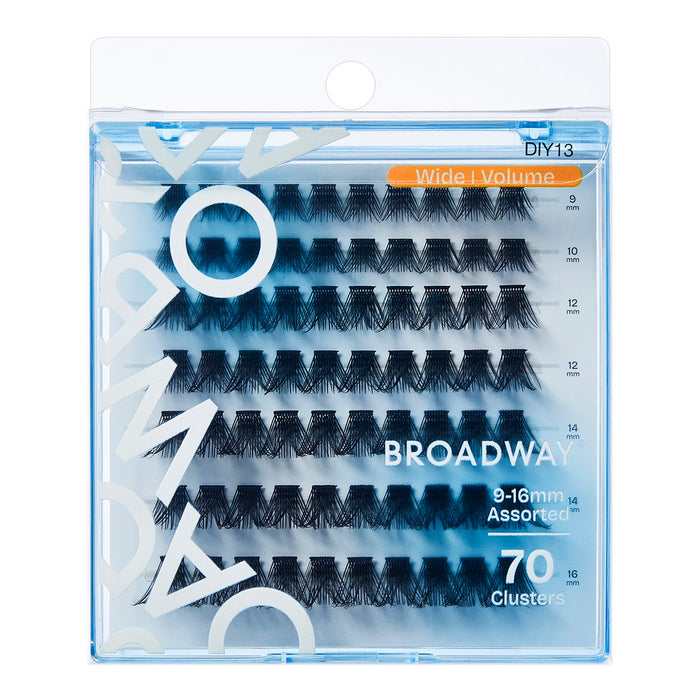 Broadway Diy Cluster Wide Volume Eyelashes