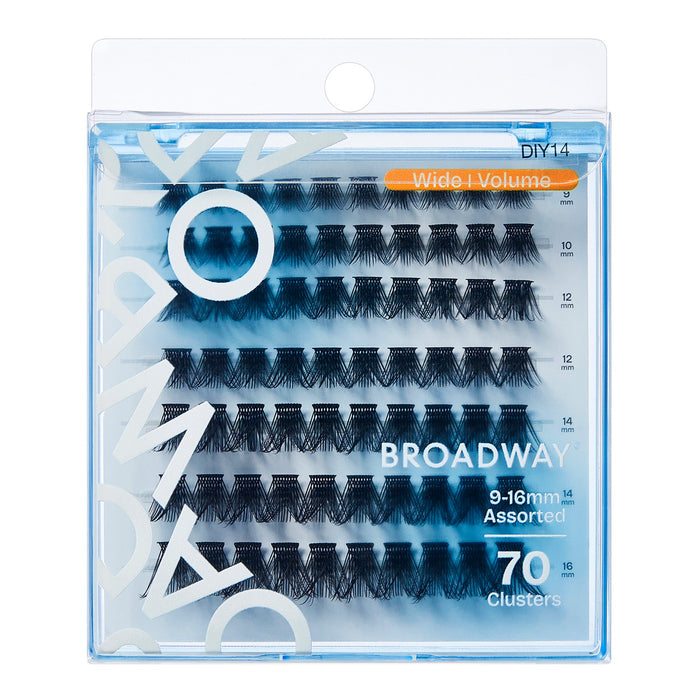 Broadway Diy Cluster Wide Volume Eyelashes