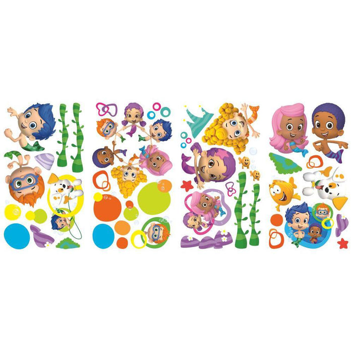 Bubble Guppies Peel And Stick Wall Decals - EonShoppee