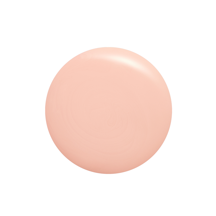 Bubble Trouble peachy bubblegum pink nail polish color swatch
