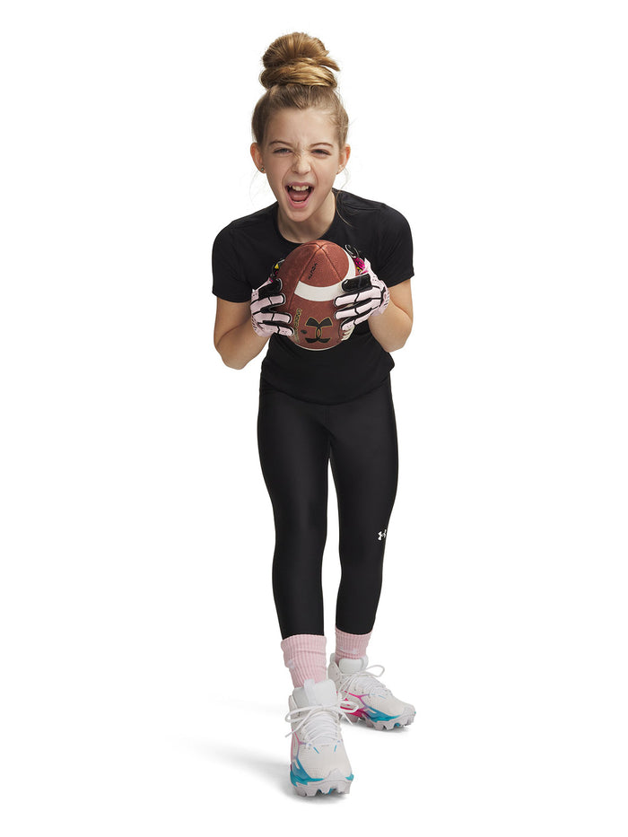 UA HeatGear Legging Calza negro para niña