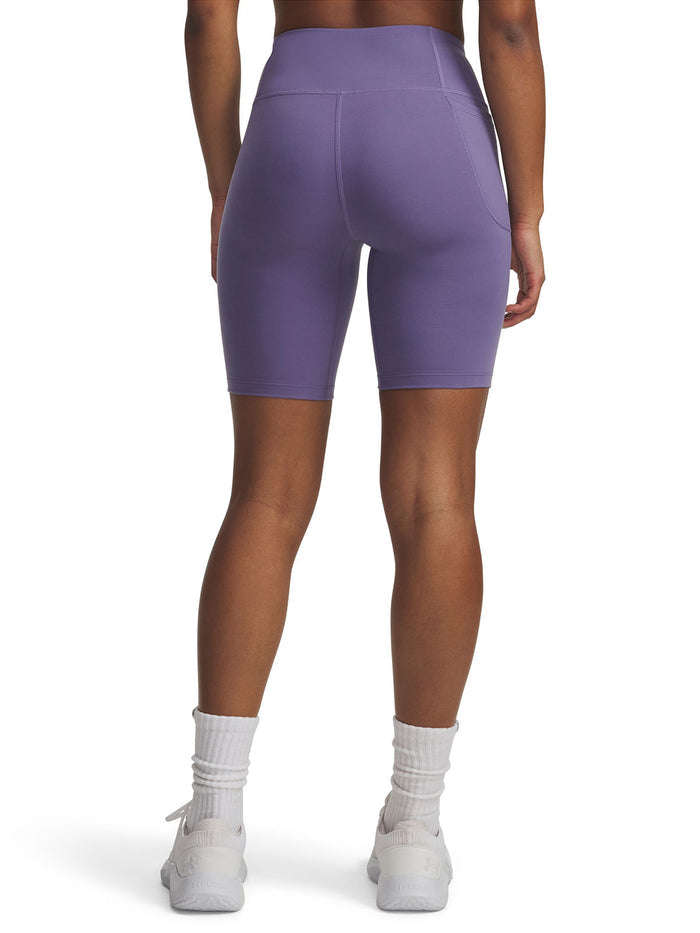 UA Motion Bike Short Calza morado para mujer