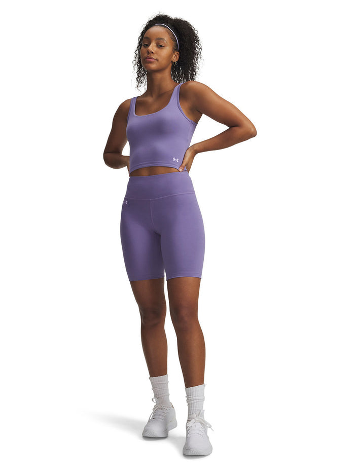 UA Motion Bike Short Calza morado para mujer
