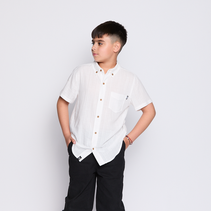 Camisa Reef Kids Blanca