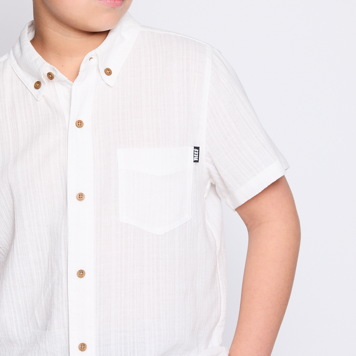 Camisa Reef Kids Blanca