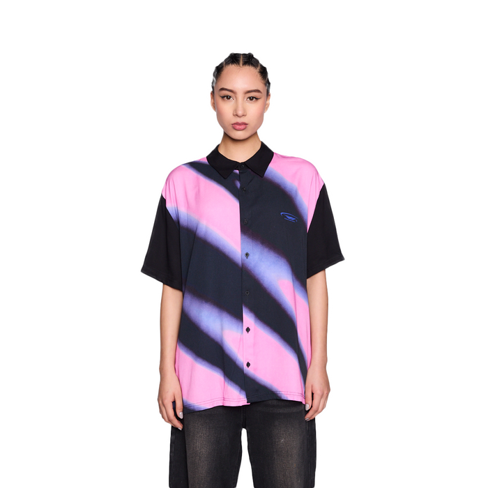 Camisa WhatUp Men Liquid Black Pink