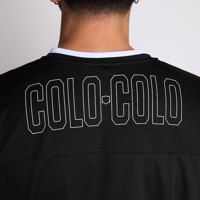 Camiseta Colo Colo Urbano Hombre Eterno Campeón Negro