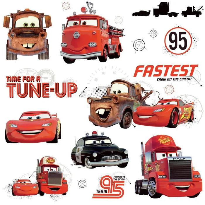 Cars Friends To Finish Peel and Stick Wall Decals 18 Wall Stickers RMK2533SCS