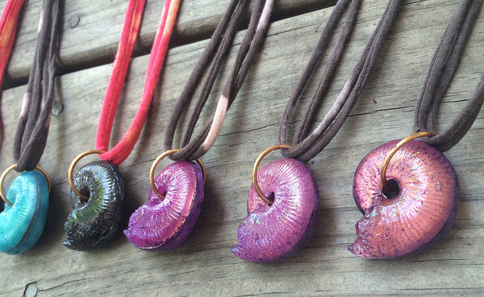 CAST AMMONITE PENDANT