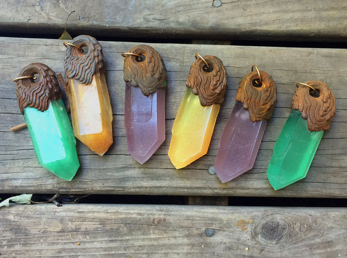 CAST CRYSTAL LIGHT UP PENDANT