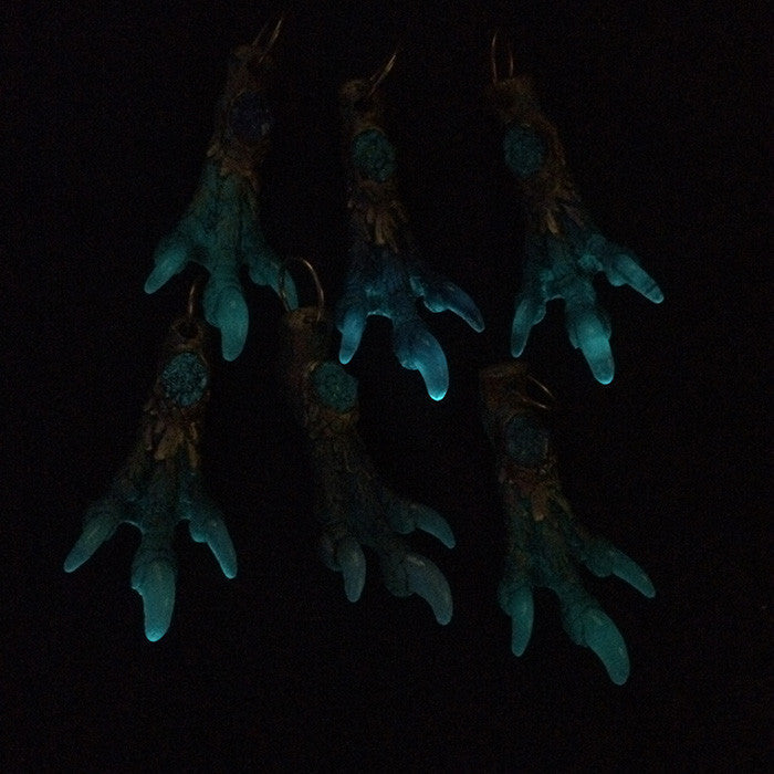 CAST MONSTER FOOT PENDANTS