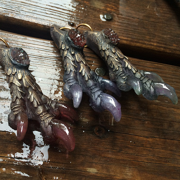 CAST MONSTER FOOT PENDANTS