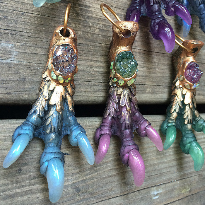 CAST MONSTER FOOT PENDANTS
