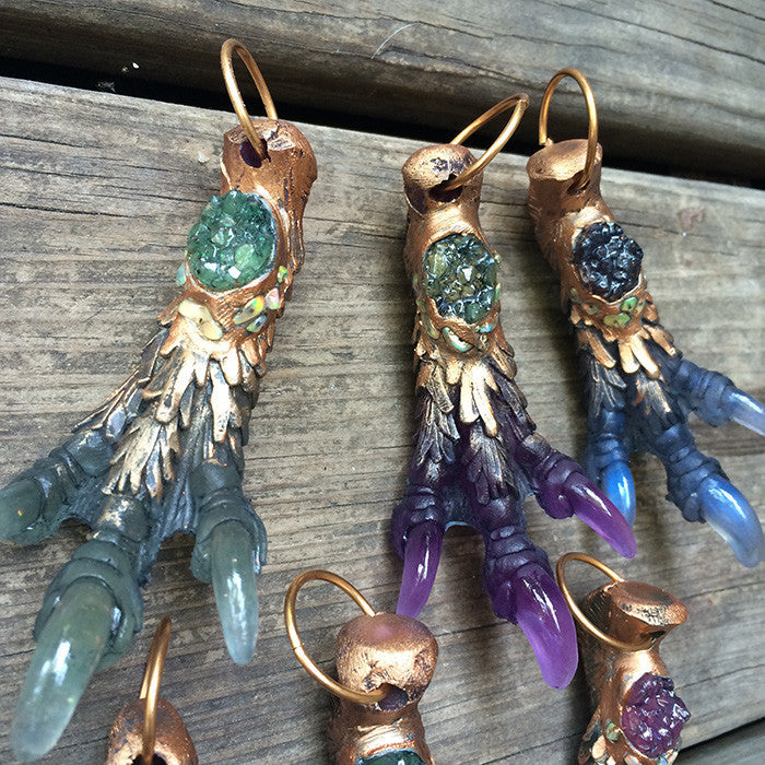 CAST MONSTER FOOT PENDANTS