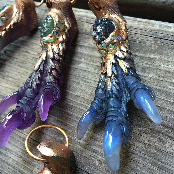 CAST MONSTER FOOT PENDANTS