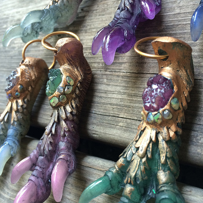 CAST MONSTER FOOT PENDANTS