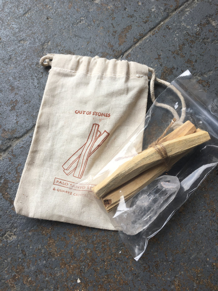 Cast of Stones Palo Santo & Crystal Pouch - CARAVAN OUTPOST