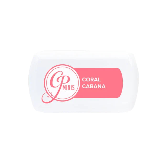 Catherine Pooler -  Carnivale Minis has 8 gorgeous vibrant colors wrapped up in a mini sized* ink pad that takes up less space and are perfect for on the go! Samba, Be Mine, Coral Cabana, Limoncello, Mardi Gras, All That Jazz, Suede Shoes, Grape Crush. Available at Embellish Away located in Bowmanville Ontario Canada. Coral Cabana