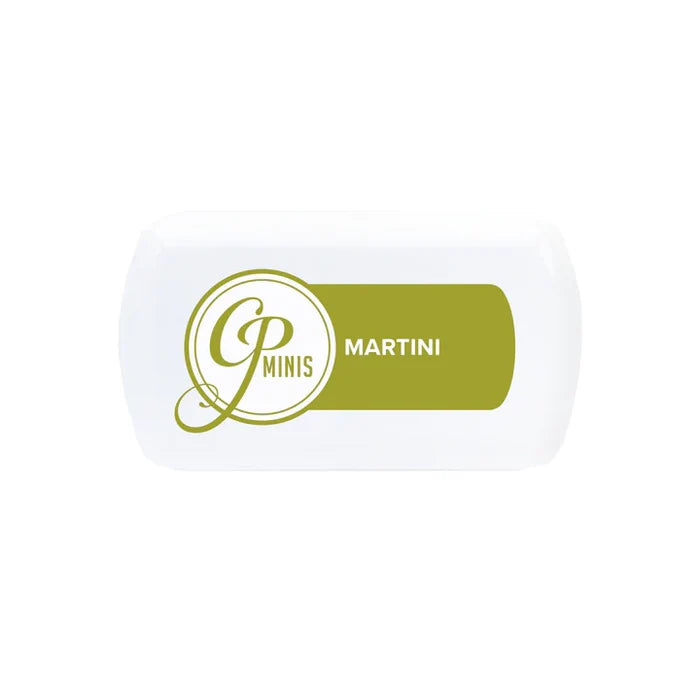 Catherine Pooler - Mini Ink Pads - Luxe. Luxe are a jewel toned and darker toned Party Colors in mini form! Cranberry Fizz, Flame, Glitz, Martini, Deck the Halls, Uptown, Dress Blues, Glam. Available at Embellish Away located in Bowmanville Ontario Canada. Martini