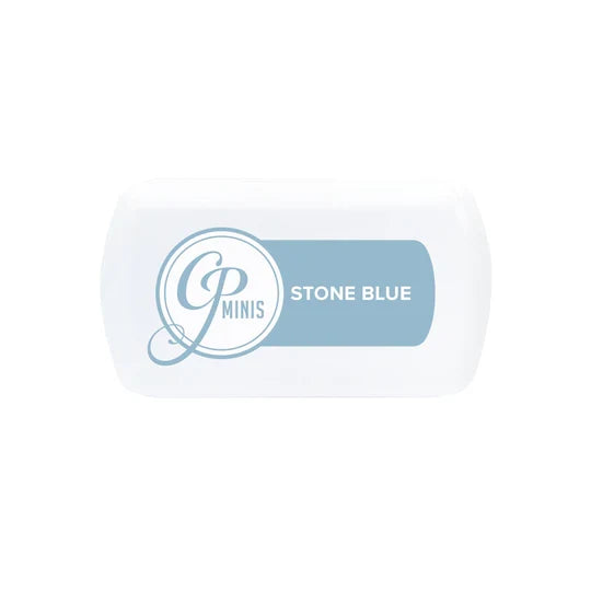 Catherine Pooler - Minis - Spa Collection - Zen Garden. Zen with this family of soft Spa ink shades in mini form. Collect the whole collection: Rose Petals, Polished, Shea Butter, Seafoam, Spruce, Skylight, Stone Blue, Sugared Lavender. Available at Embellish Away located in Bowmanville Ontario Canada. Stone Blue