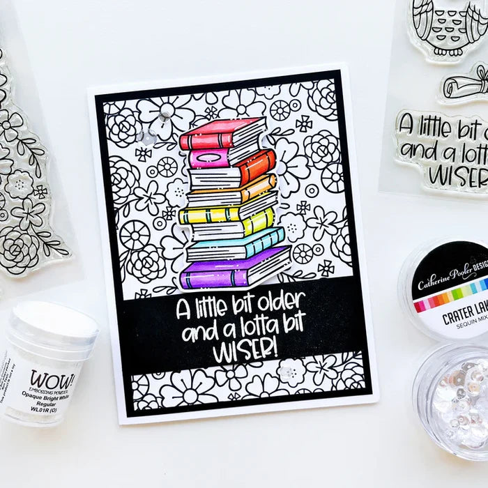 Catherine Pooler - Stamp & Die Set - Who's Hoo. Hoo's the cutest little card maker you ever did see? The Who's Hoo Set is a perfect flock of feathered friends ready to celebrate.  Available at Embellish Away located in Bowmanville Ontario Canada. Example by brand ambassador.