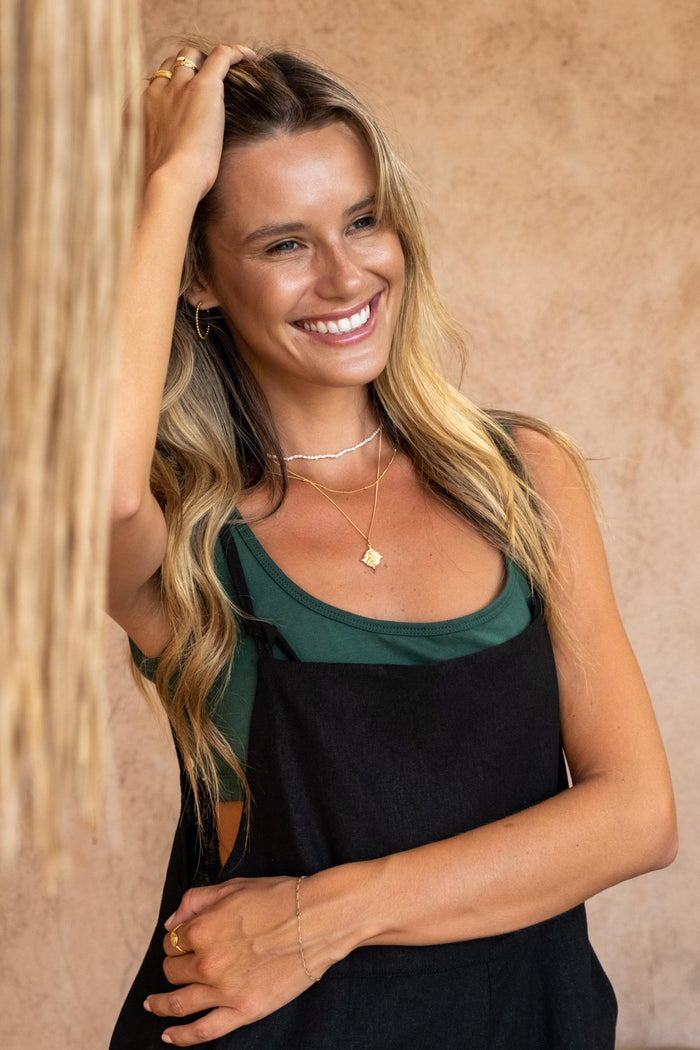 Catie Crop - *ORGANIC COTTON* - Rosemary Green