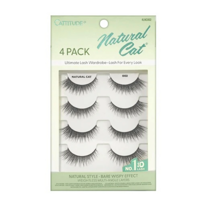 Cattitude Lash Natural Cat 4 Pairs #4LNC002