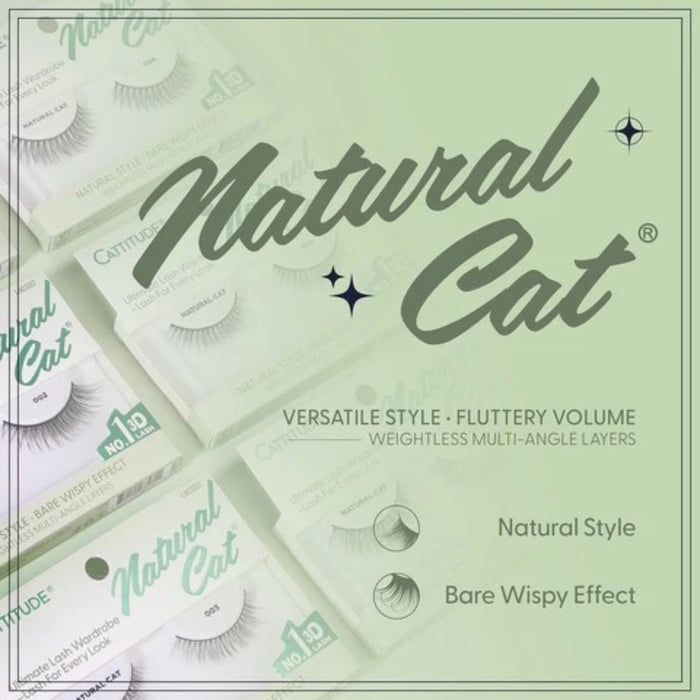 Cattitude Lash Natural Cat 4 Pairs #4LNC002
