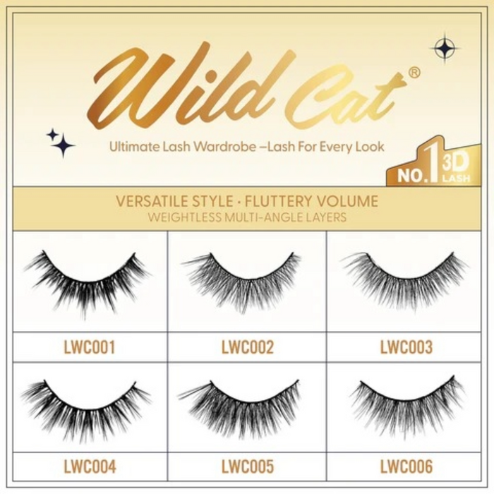 Cattitude Lash Wild Cat 4 Pairs #4LWC004