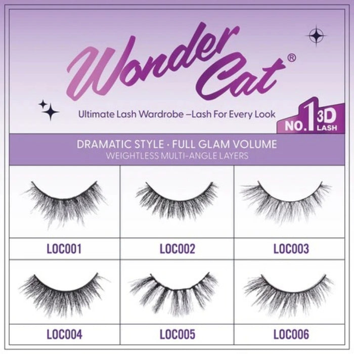 Cattitude Lash Wonder Cat 4 Pairs #4LOC001