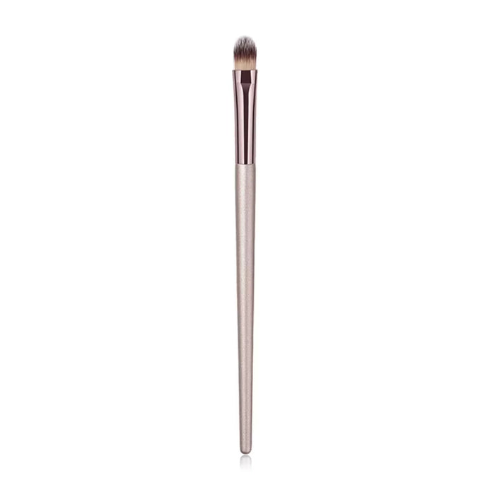 Champagne gold eyebrow makeup blending brush – soft curved tip for flawless brow finish – London Brow Company