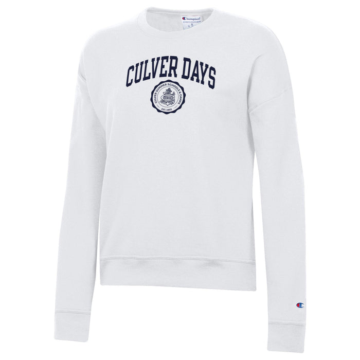 Champion Women's Powerblend Crew - White
