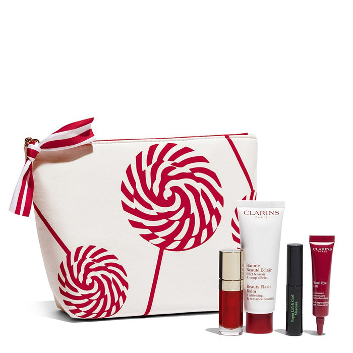 Clarins Gift Sets 4 Pcs Lips Value Pack Premium Lovely Red