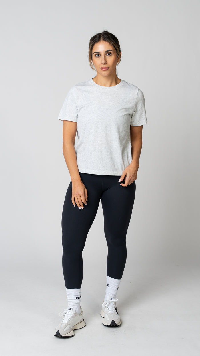 Classic Tee in Heather Fog Grey | T-Shirts | Tuff Collection
