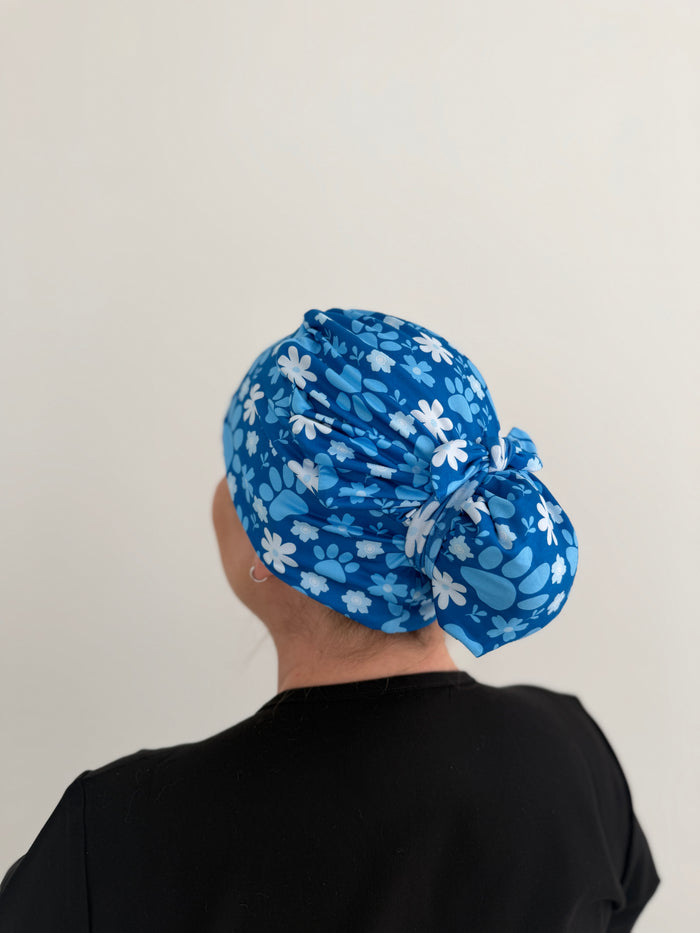 CloudCaps Scrub Cap | Blue Paw Prints