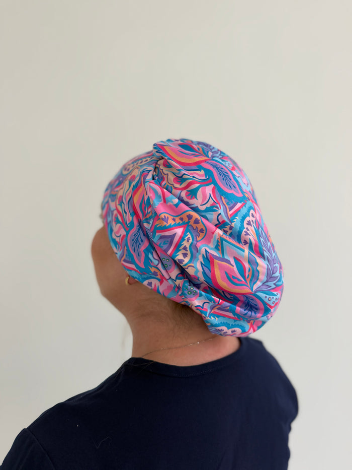 CloudCaps Scrub Cap | Vibrant Leaves