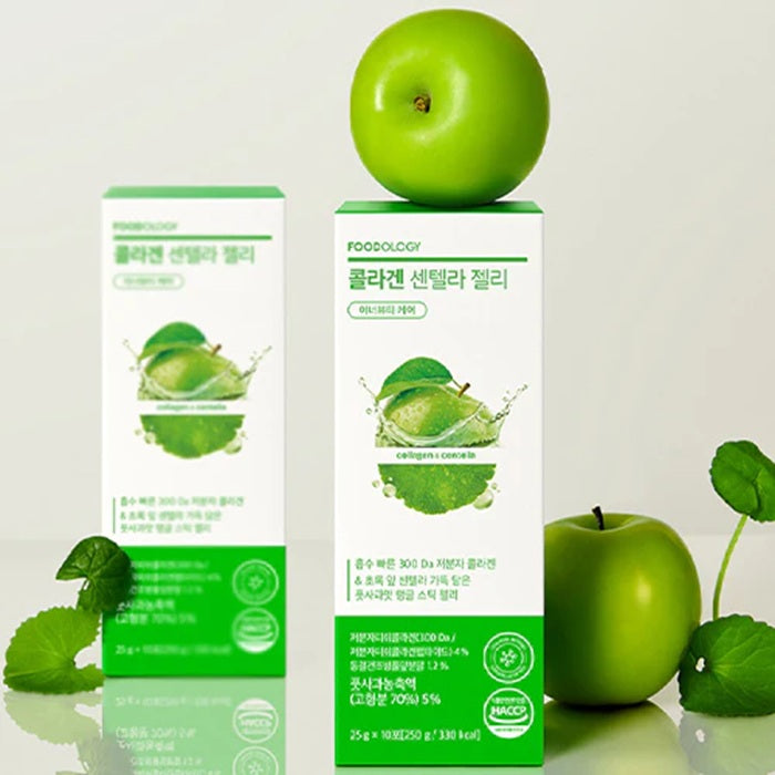 COLLAGEN CENTELLA JELLY - Supliment Alimentar Tip Jeleu  Cu Aroma de Mar Verde
