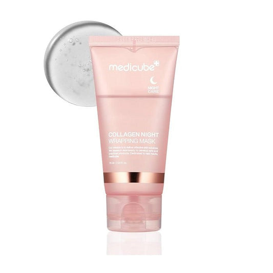 COLLAGEN NIGHT WRAPPING MASK - Masca De Noapte Cu Colagen Pentru Hidratare Si Fermitate - skinseen.ro