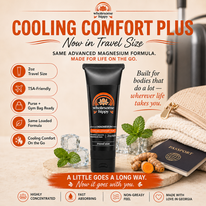 Cooling Comfort Plus Advanced Magnesium Cream | 2oz | Travel