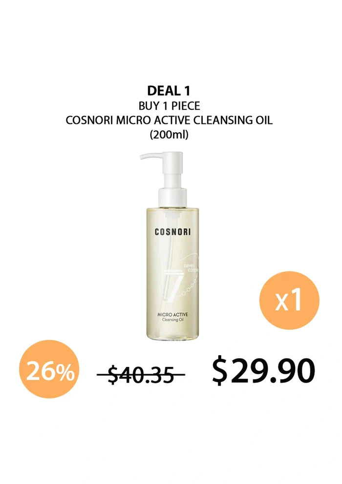 (BUY 1) COSNORI MICRO ACTIVE CLEANSING OIL