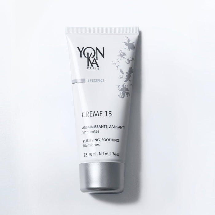 Yon-Ka Paris Creme 15 50 ml purifying cream jar for oily, blemish-prone skin