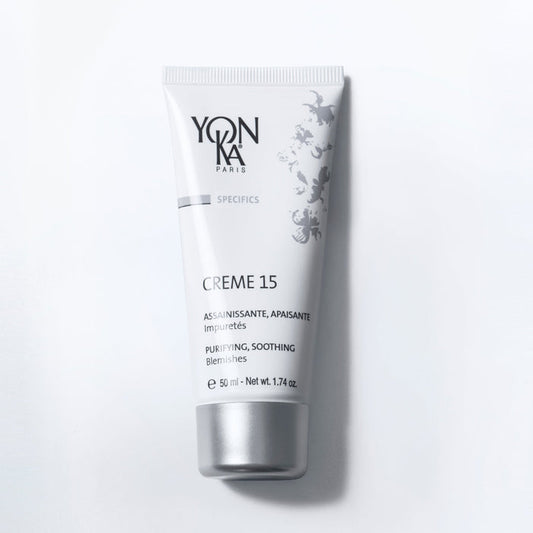 Yon-Ka Paris Creme 15 50 ml purifying cream jar for oily, blemish-prone skin