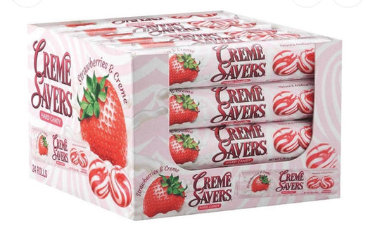 Creme Saver Strawberries & Cream
Candy 1.76oz,