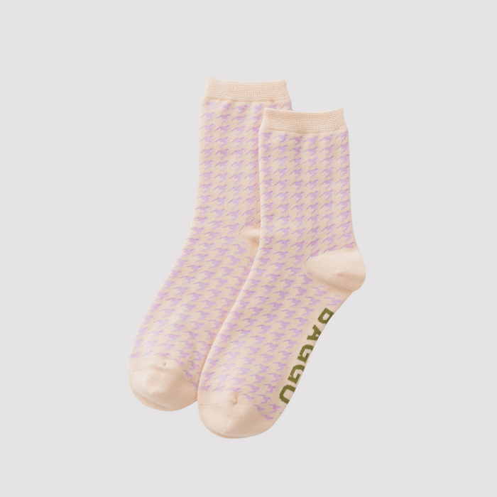 Pink Houndstooth