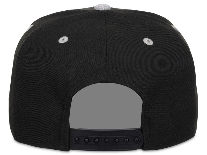Crowns By Lids Dime Snapback Cap - Black/Heather Grey